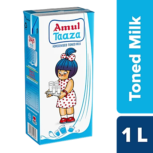 Amul Taaza Long Life Toned Milk 1L