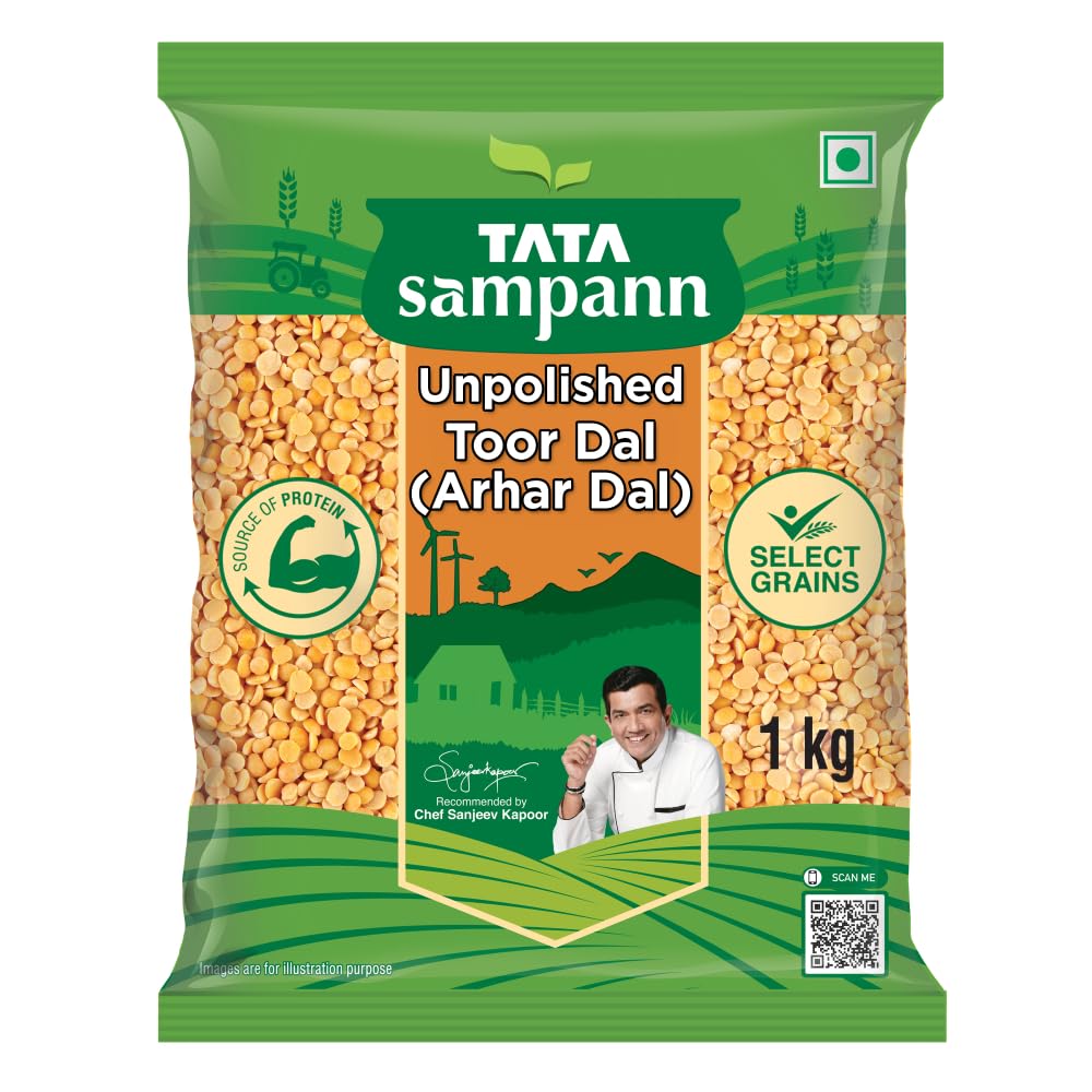 Tata Sampann Unpolished Toor Dal 1kg